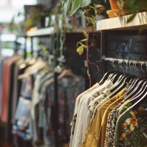 Bohemian Botanical Clothing Boutique Interior Photography